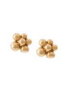 Oscar De La Renta Bauble Earrings - Gold
