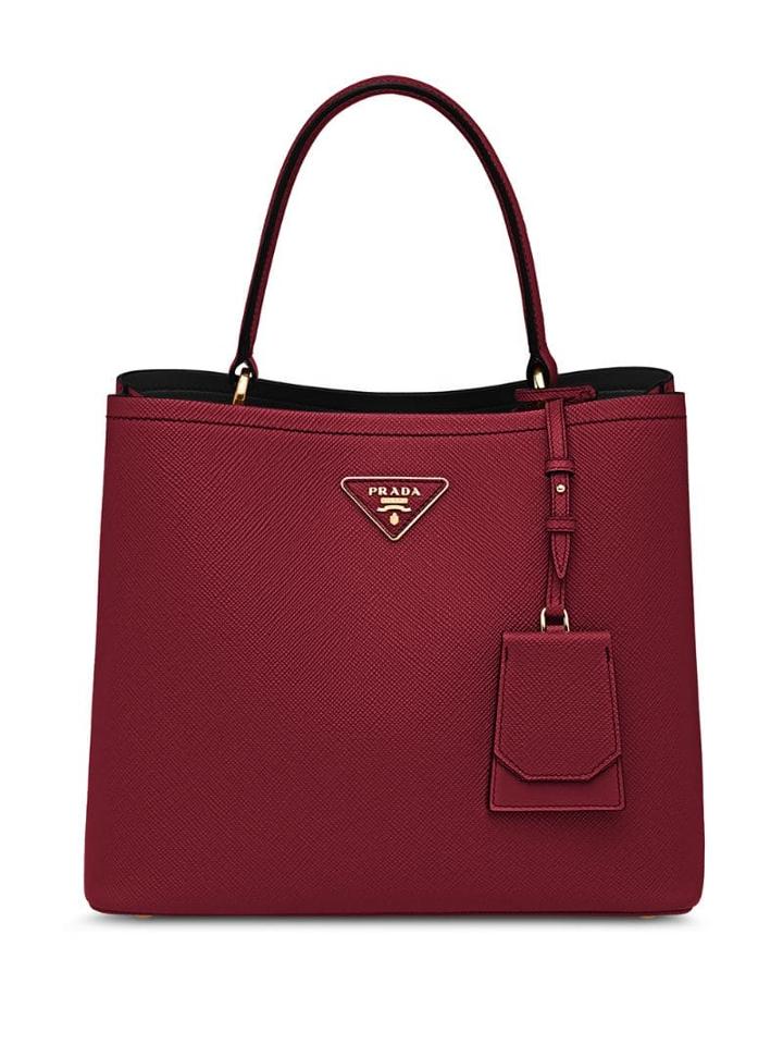 Prada Panier Tote Bag - Red