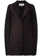 Borbonese Cape Sleeves Coat, Women's, Size: 44, Brown, Wool/virgin Wool/polyamide/viscose