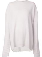 Haider Ackermann Panelled Sweater, Women's, Size: Small, White, Silk