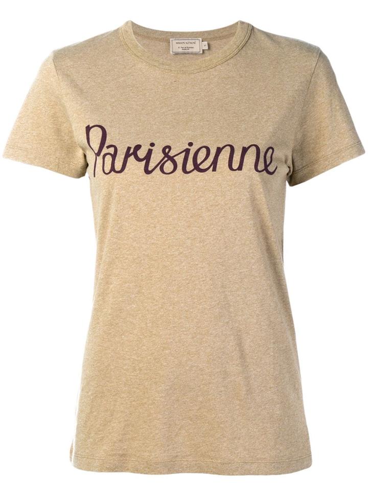Maison Kitsuné Maison Kitsuné Bw00113bt1503 Beigemelange - Nude &