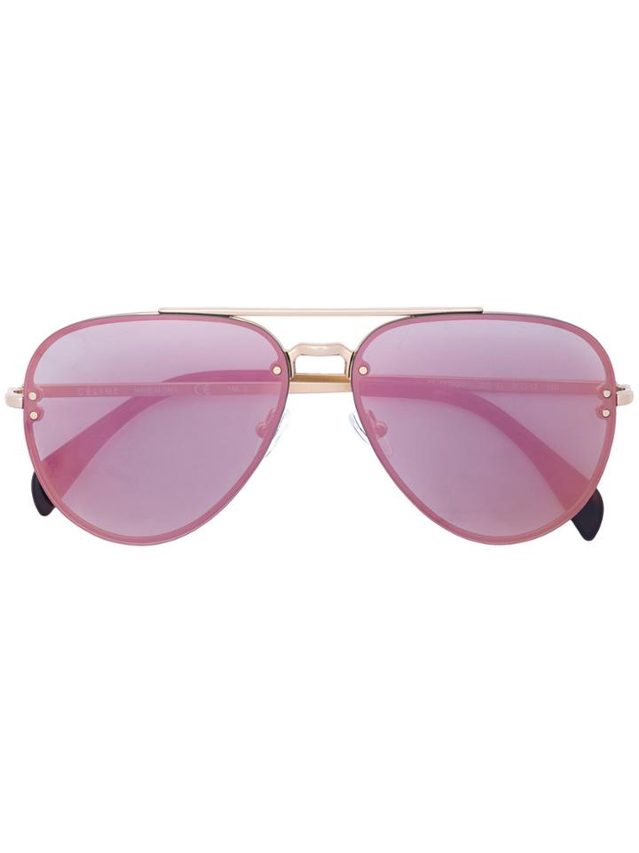 Celine Eyewear Aviator Sunglasses - Metallic