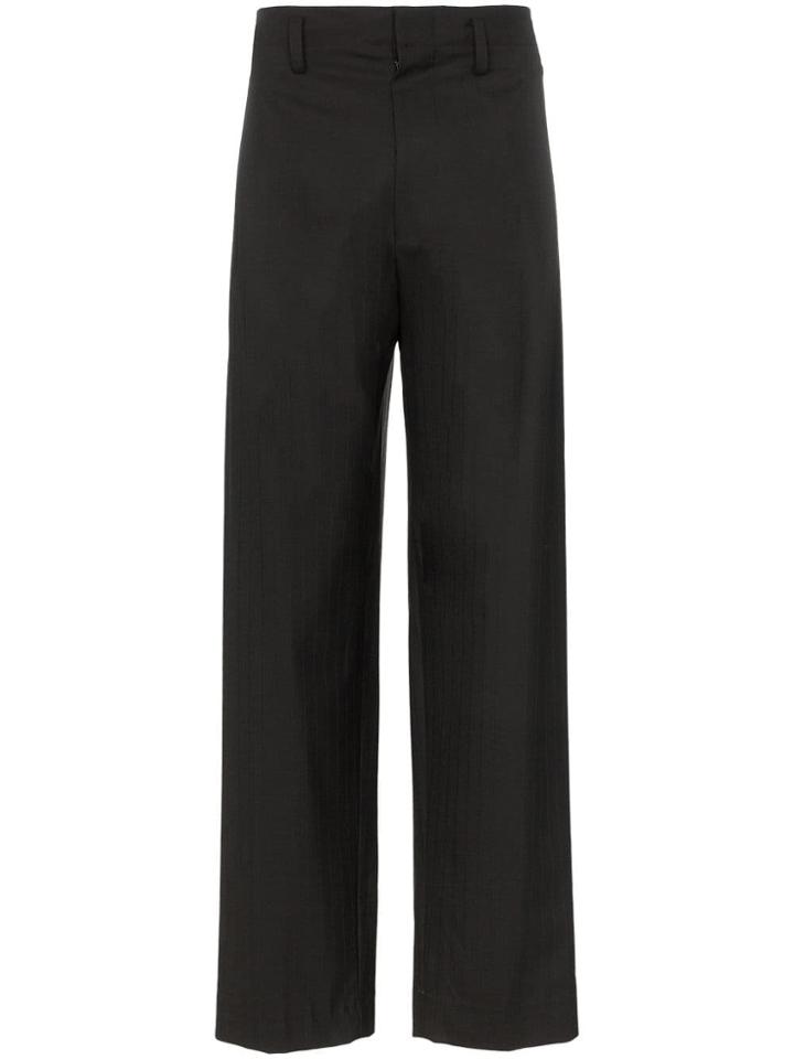Edward Crutchley Wide Leg Trousers - Black