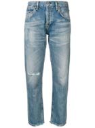 Citizens Of Humanity Straight-leg Distressed Jeans - Blue