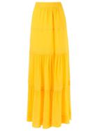 Talie Nk Long Silk Skirt, Women's, Size: 36, Silk