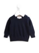 Cashmirino Round Neck Jumper, Infant Boy's, Size: 3 Mth, Black