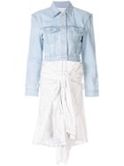 Ground Zero Denim Shirt Double Jacket - Blue