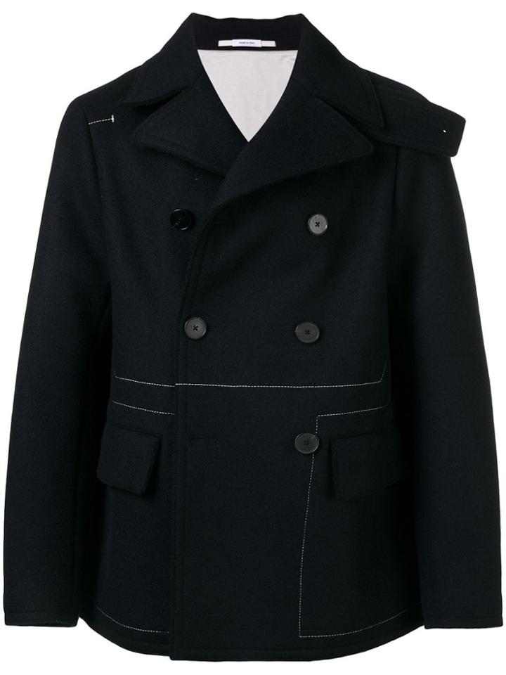 Jil Sander Double-breasted Jacket - Blue