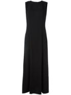 Mm6 Maison Margiela Long Dress, Women's, Size: 40, Black, Polyester