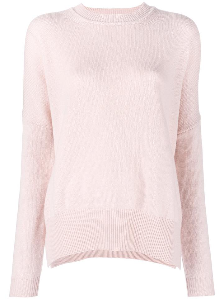 Jil Sander Slit Sides Jumper, Women's, Size: 36, Pink/purple, Cashmere