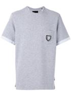 Philipp Plein - Badge Pocket Sweat T-shirt - Men - Cotton - L, Grey, Cotton