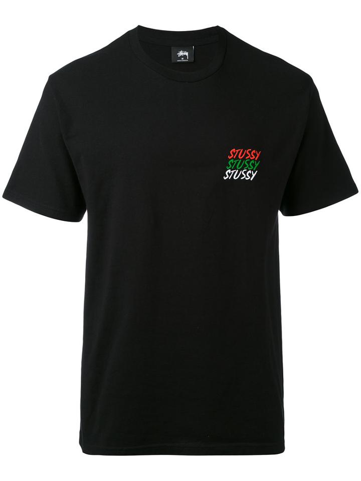 Stussy - Jah Bless Tee - Men - Cotton - M, Black, Cotton
