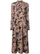 Markus Lupfer Isa Arctic Flower Print Crepe Dress - Pink & Purple