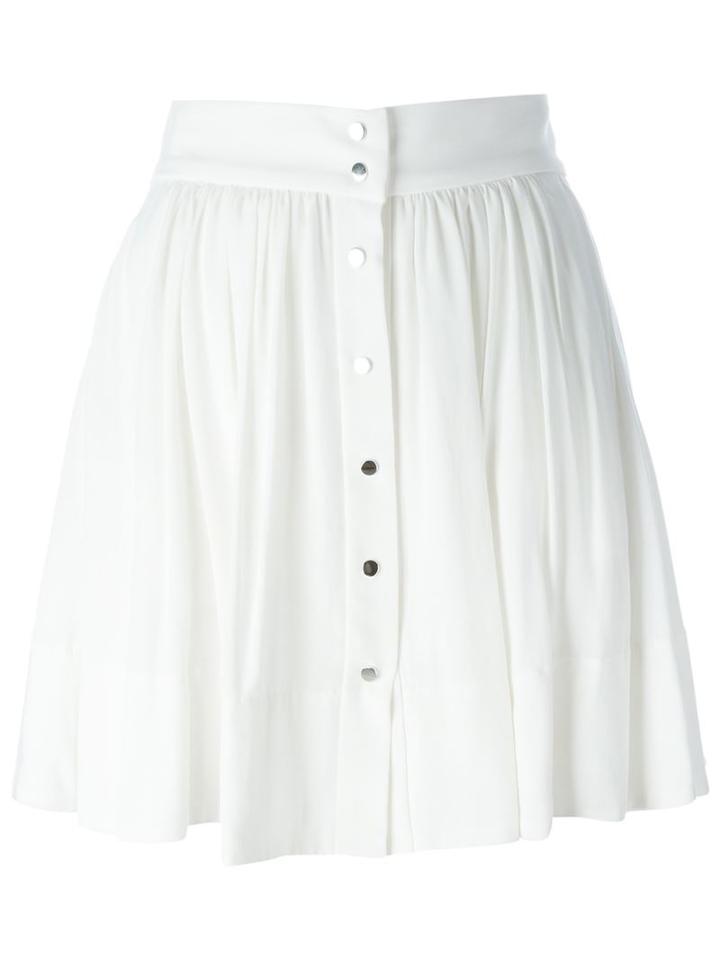Iro Buttoned Full Skirt