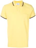 Dondup Tip Collar Polo Shirt - Yellow & Orange