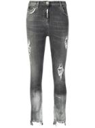 Philipp Plein Coated Hem Jeans - Grey