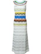 Missoni Striped Collar Long Dress