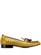 Leqarant Contrast Tassel-detail Loafers - Yellow