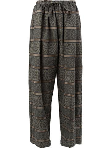 Edward Crutchley Plaid Trousers - Multicolour