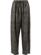 Edward Crutchley Plaid Trousers - Multicolour