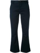 Frame Denim - Cropped Flared Jeans - Women - Cotton/spandex/elastane - 27, Blue, Cotton/spandex/elastane