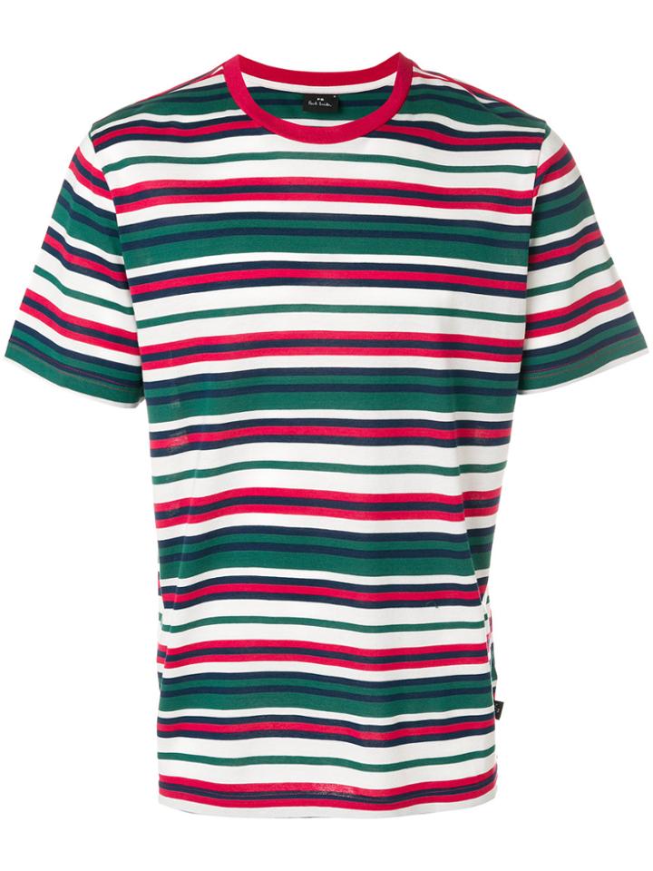 Ps By Paul Smith Casual Striped T-shirt - Multicolour