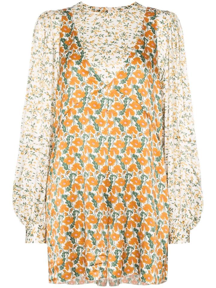 Rotate Floral Print Playsuit - 6135 Floral Print