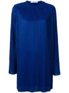 Givenchy Micro Pleated Dress - Blue