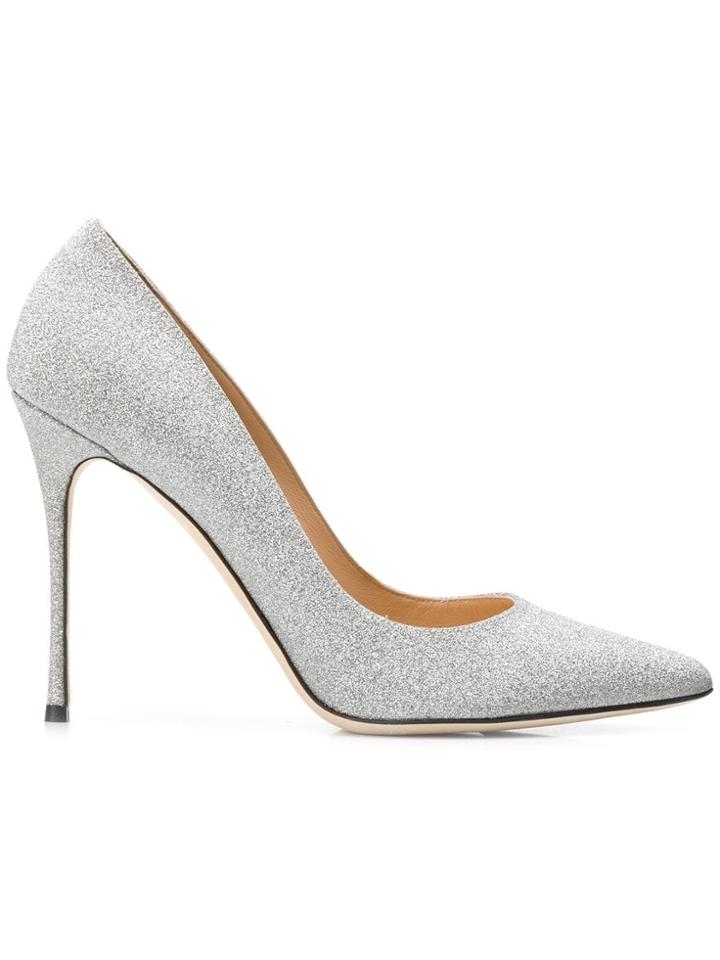 Sergio Rossi Metallic Pumps - Silver