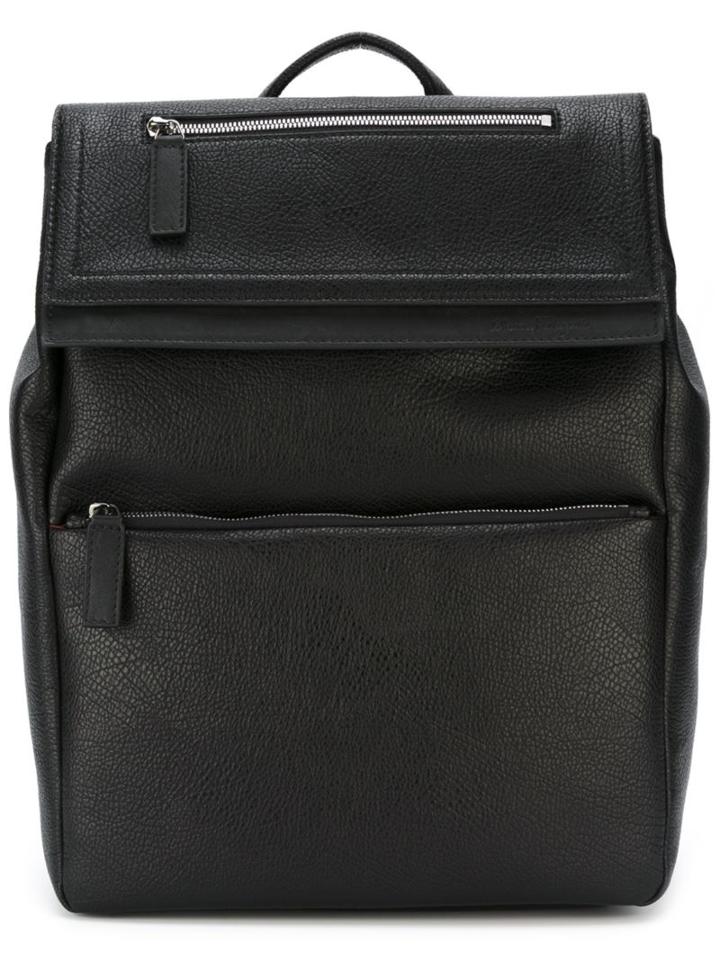 Salvatore Ferragamo Foldover Top Backpack