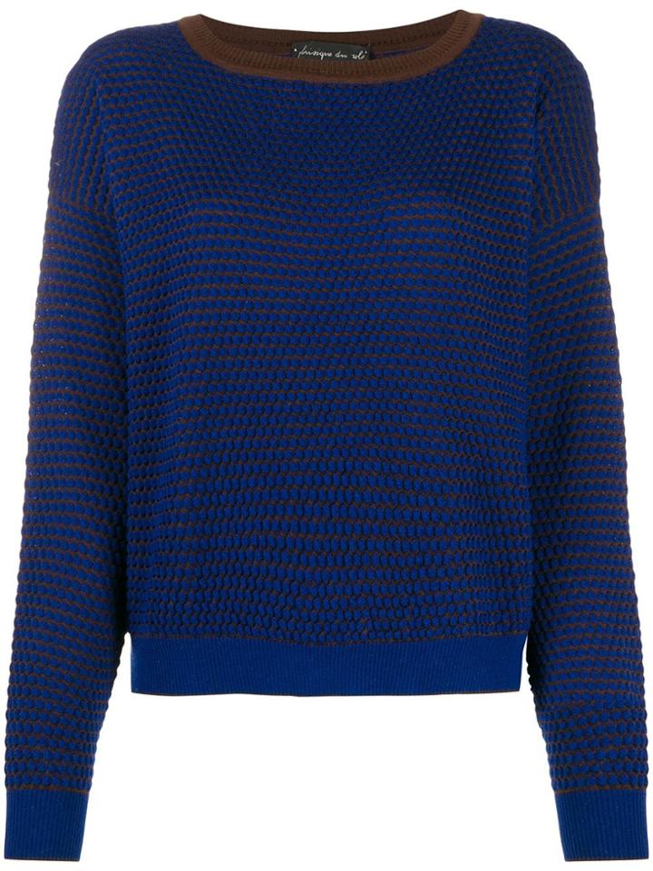 Phisique Du Role Geometric Pattern Jumper - Blue