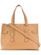 Orciani Top Handle Tote Bag - Nude & Neutrals