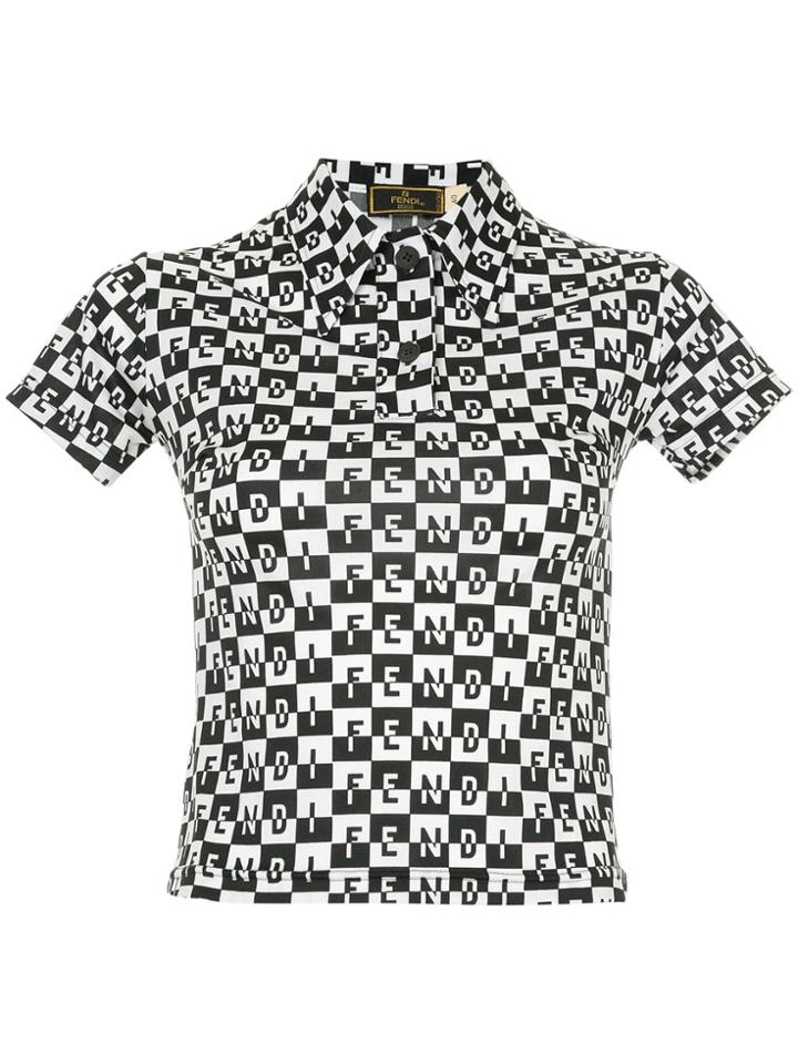 Fendi Vintage Short Sleeve Top - Black