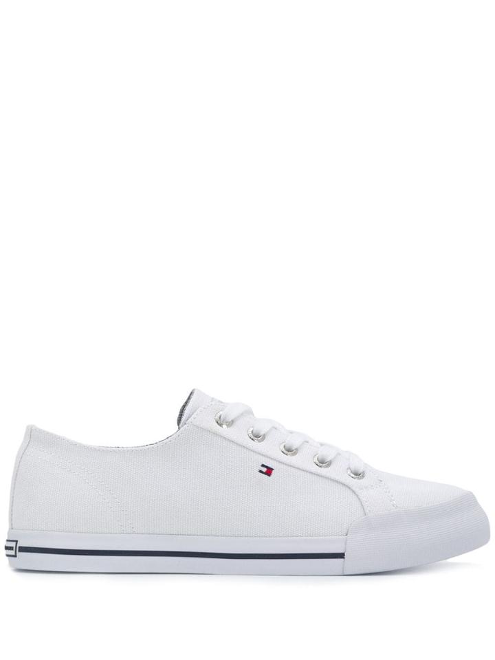 Tommy Hilfiger Essential Logo Sneakers - White