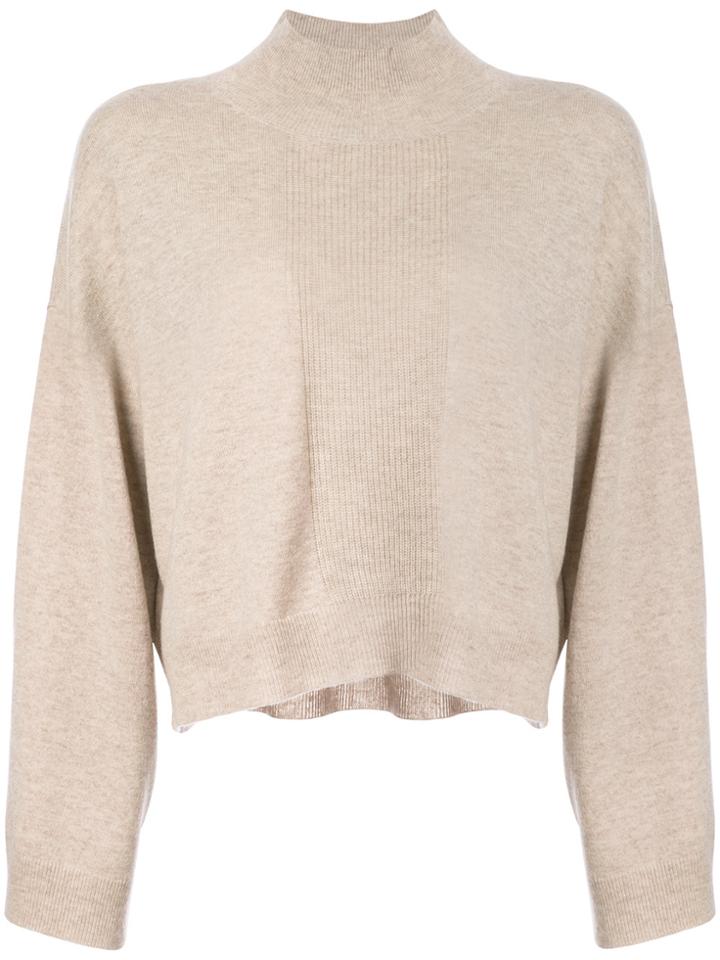 Atm Anthony Thomas Melillo Cropped Sweater - Brown