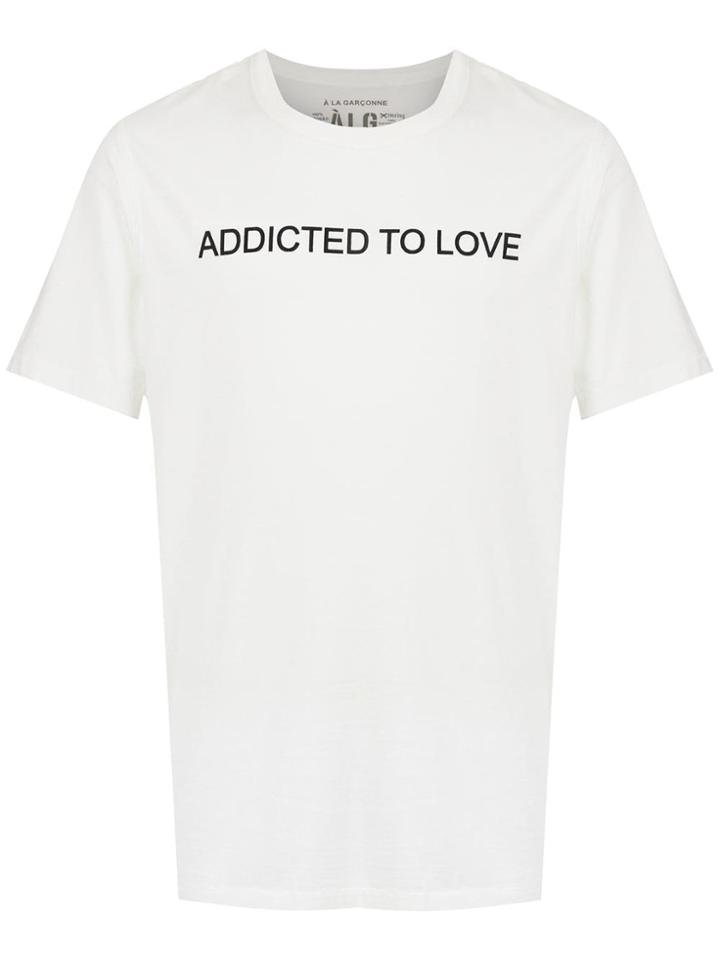 À La Garçonne Addicted Love T-shirt - White
