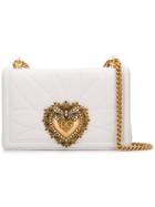 Dolce & Gabbana Medium Devotion Crossbody Bag - White