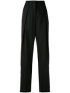 Jil Sander - Clemente Trousers - Women - Cotton/spandex/elastane/cupro - 34, Black, Cotton/spandex/elastane/cupro