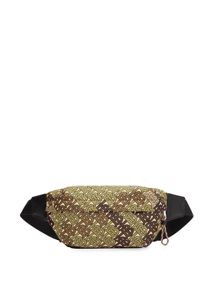 Burberry Medium Monogram Print Bum Bag - Green