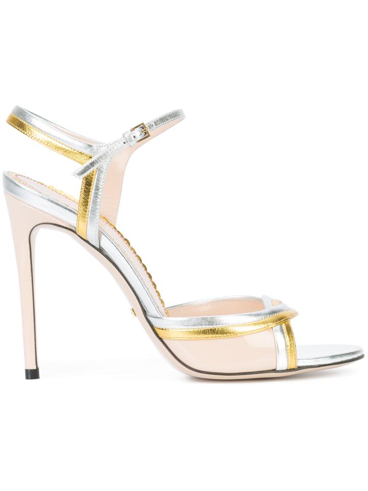 Gucci Millie Sandals - Metallic