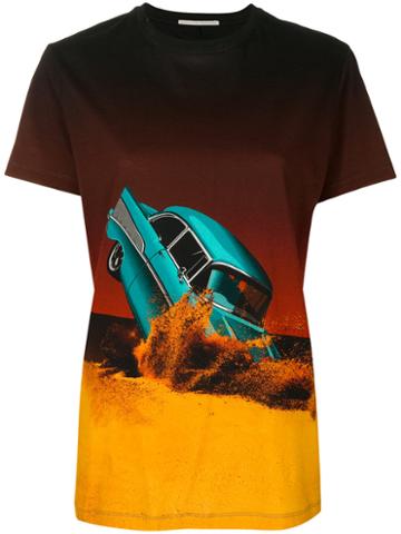 Marco De Vincenzo - Smashed Car Print T-shirt - Women - Cotton - 42, Cotton