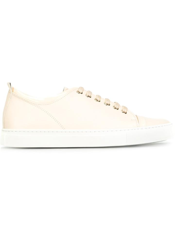 Lanvin Tennis Sneakers - Nude & Neutrals