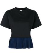 Kenzo Pleated Hem T-shirt - Black