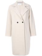 Harris Wharf London Double Breasted Coat - Nude & Neutrals