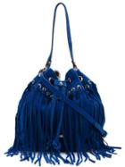 Just Cavalli Fringed Bucket Tote