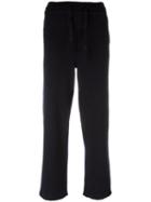 Charlie May Ribbed Track Pants, Women's, Size: 6, Blue, Merino