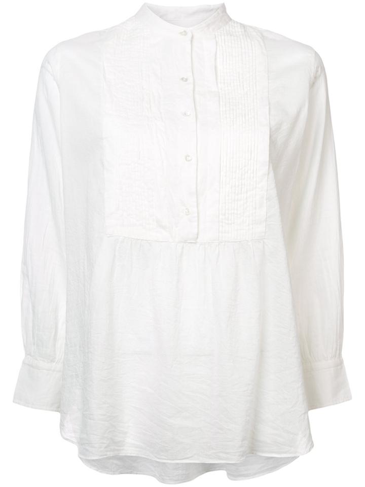 Nili Lotan Front Placket Blouse - White