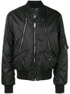 Dolce & Gabbana Zipped Bomber Jacket - Black