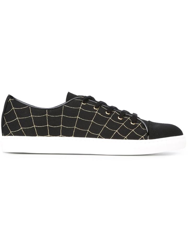 Charlotte Olympia 'web' Sneakers - Black