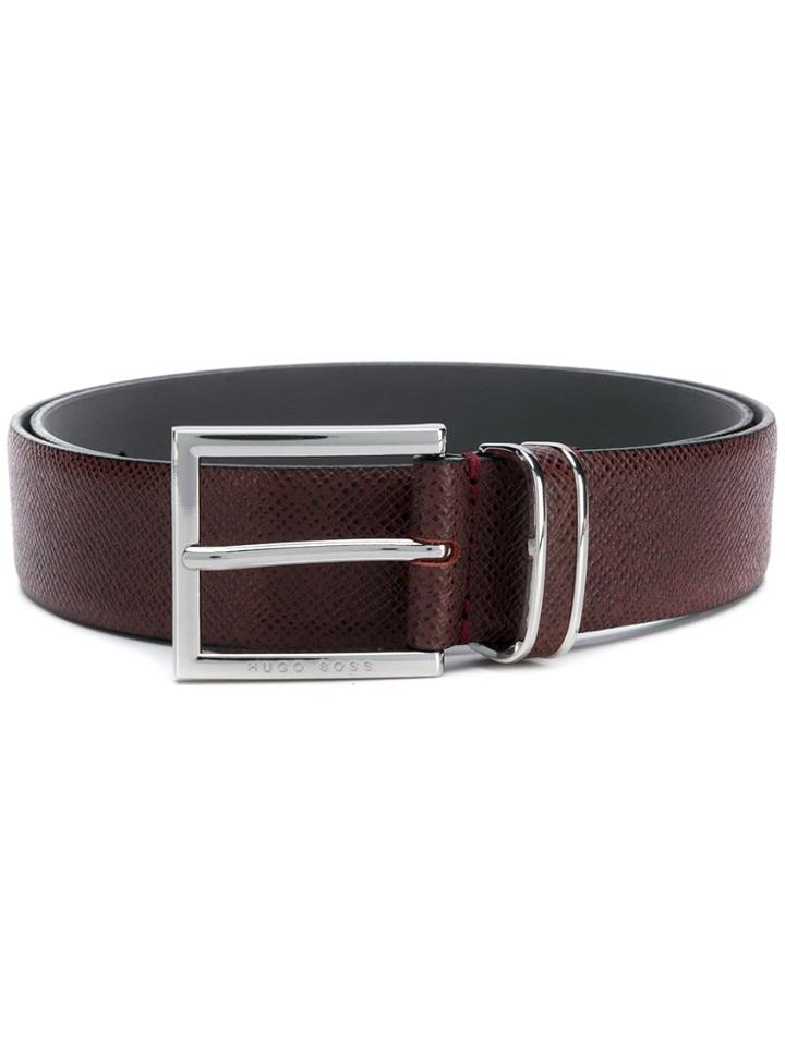 Boss Hugo Boss Classic Logo Buckle Belt - Red